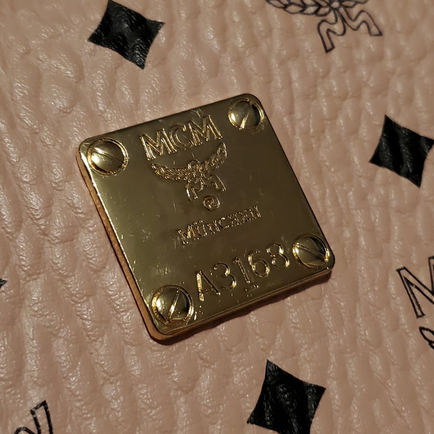 MCM Pink Viestos Stark Backpack