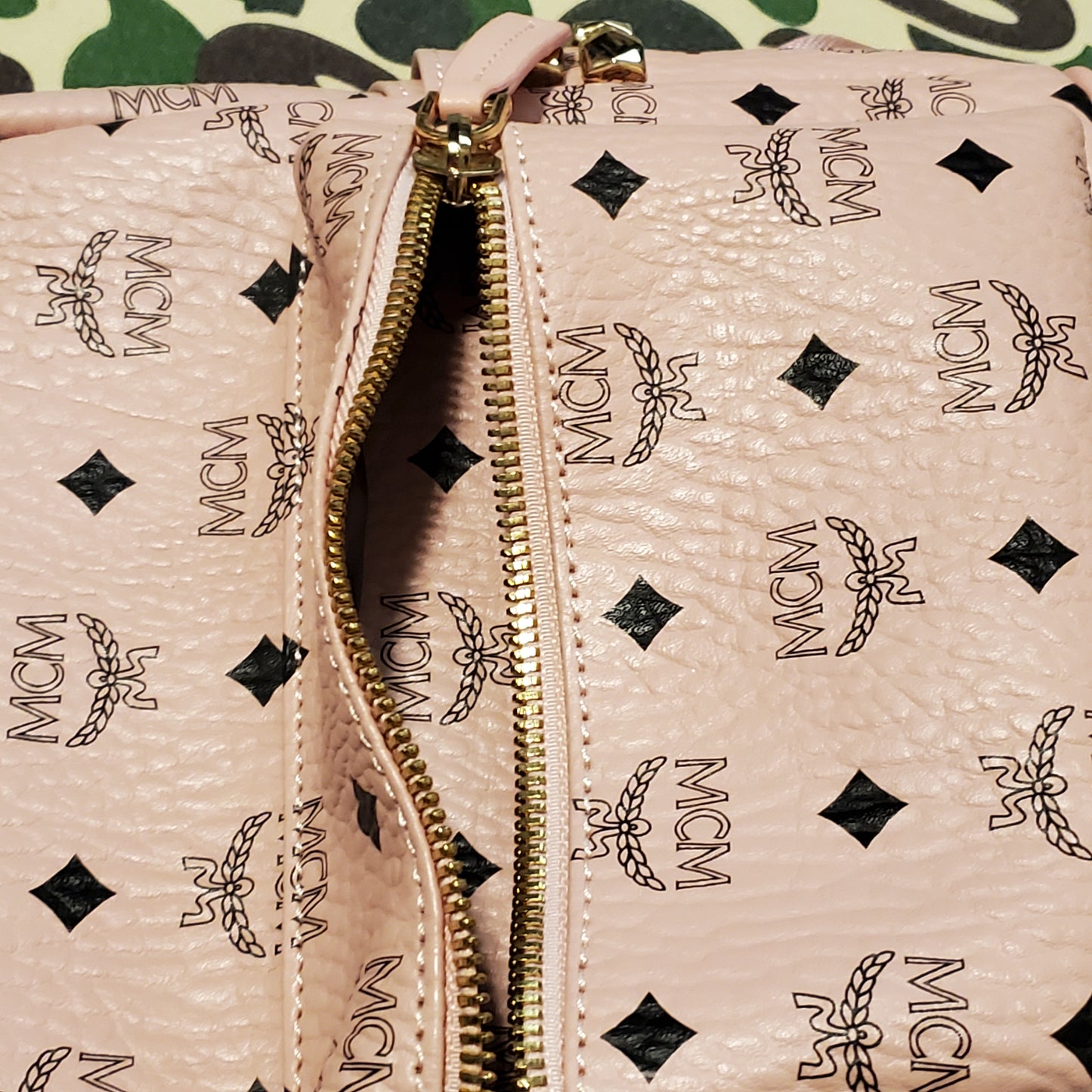 MCM Pink Viestos Stark Backpack