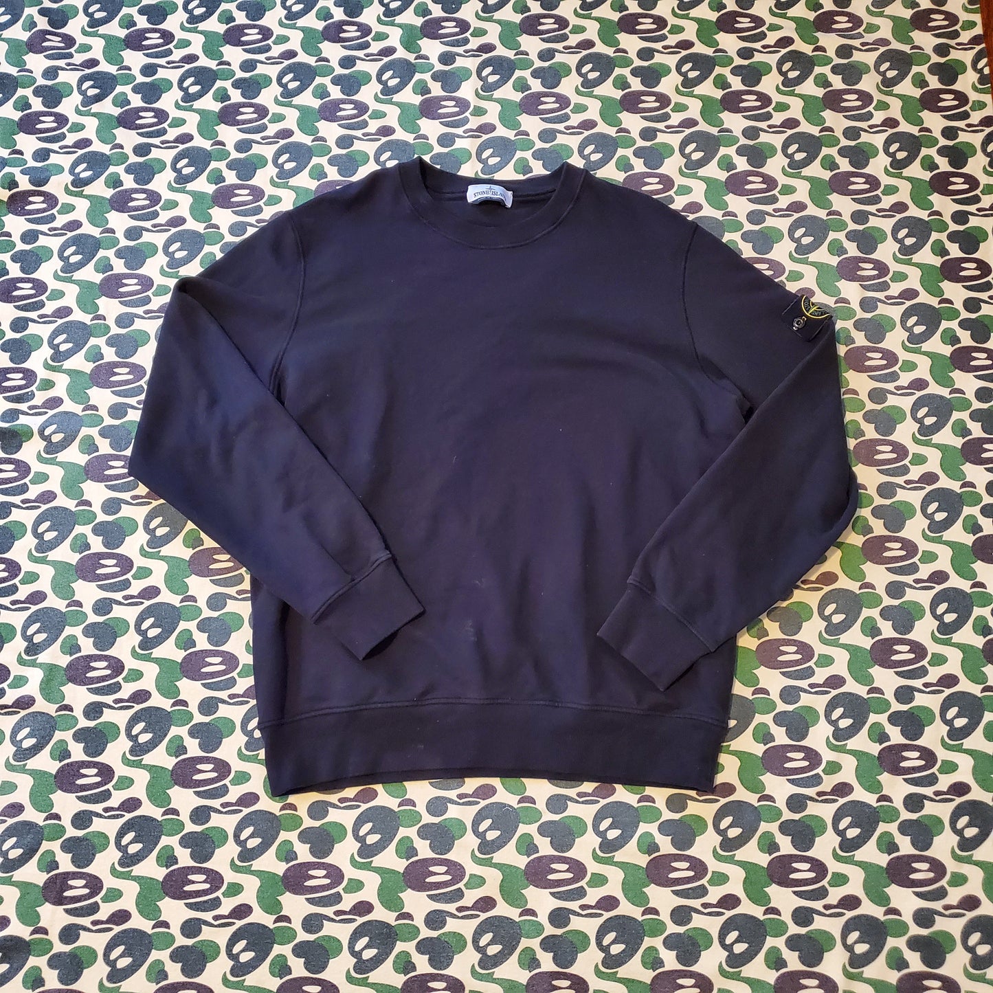 Stone Island Black Crewneck