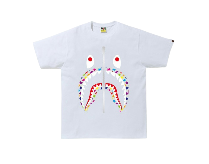 Bape Sta Pattern Shark (White)