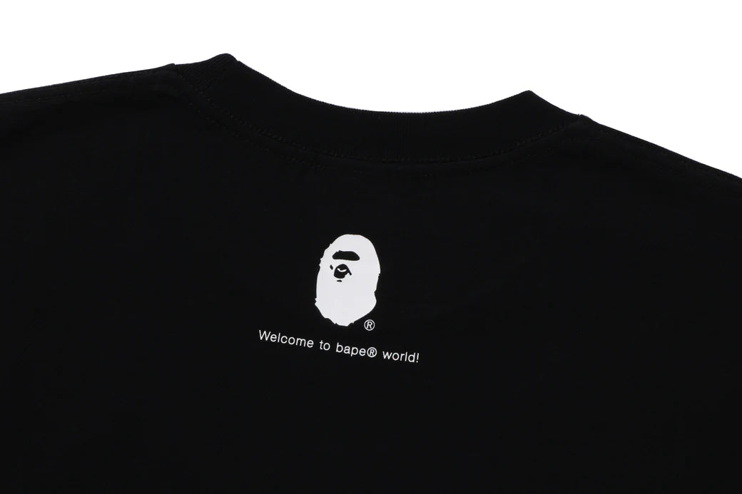 Bape Camo Go Ape Pointer College Shirt (Black)