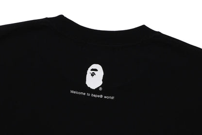 Bape Camo Go Ape Pointer College Shirt (Black)