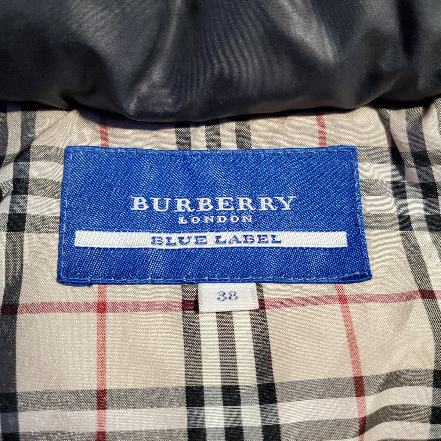 Burberry Puffer Coat With Fur Trim