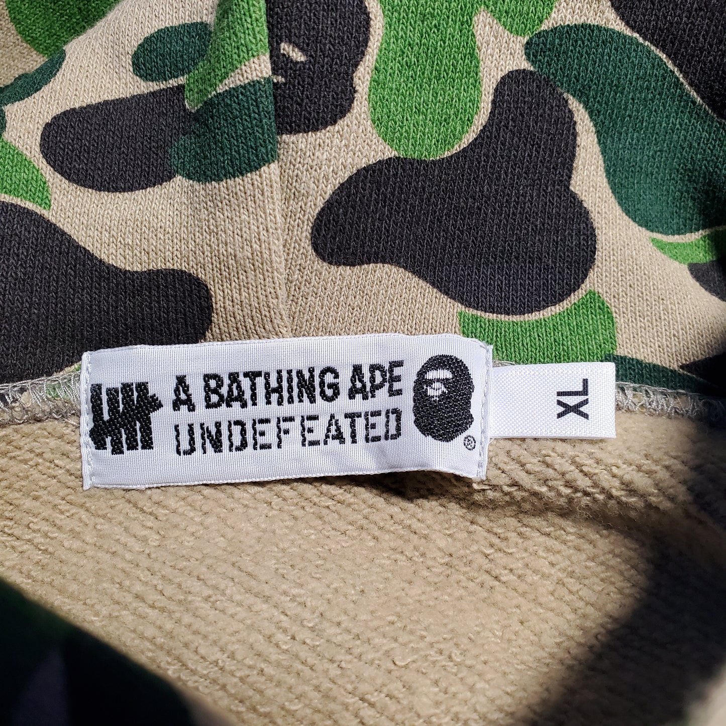 Bape x Undefeated ABC Camo Pullover Hoodie