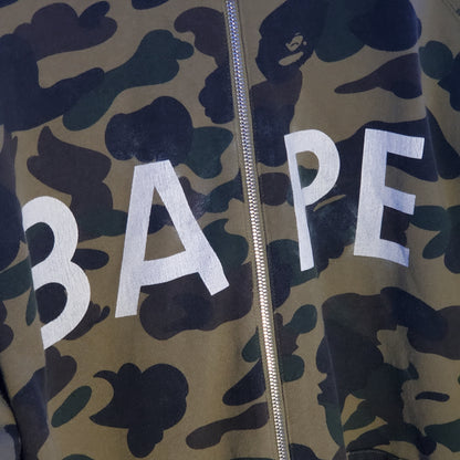 Bape Neon Camo Reversible Hoodie 2007