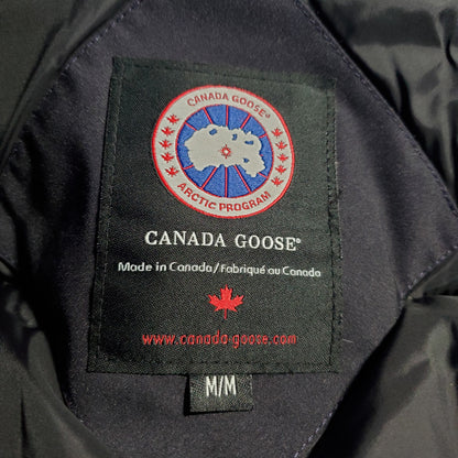 Canada Goose Navy Down Parka with Fur Hood