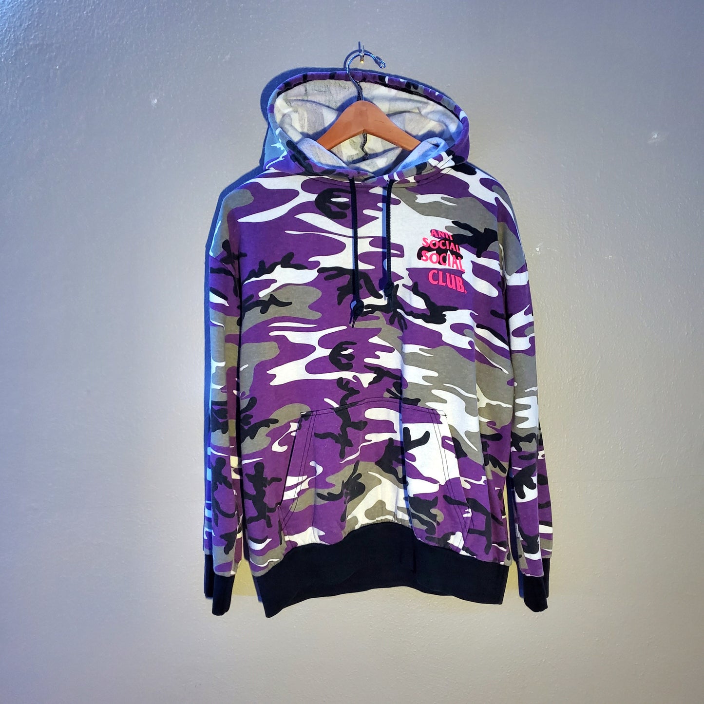 Anti Social Social Club Purple Camo Pullover Hoodie SS20