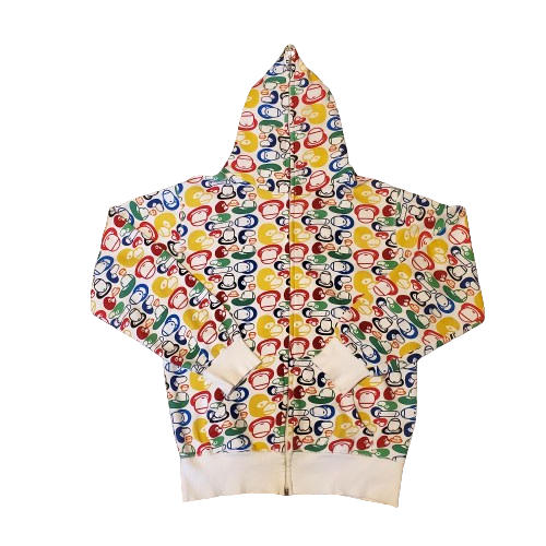 Bape Rainbow Milo Camo Fullzip Hoodie '06