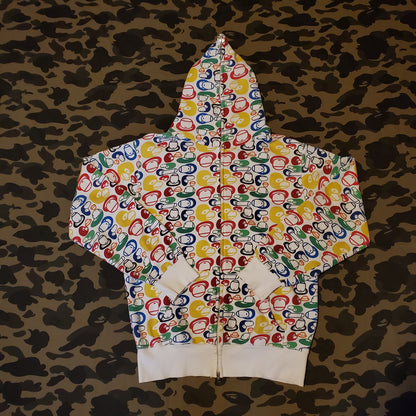 Bape Rainbow Milo Camo Fullzip Hoodie '06