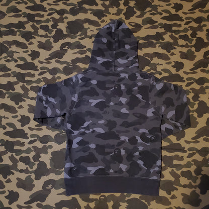 Bape x Undefeated Black Camo Pullover Hoodie