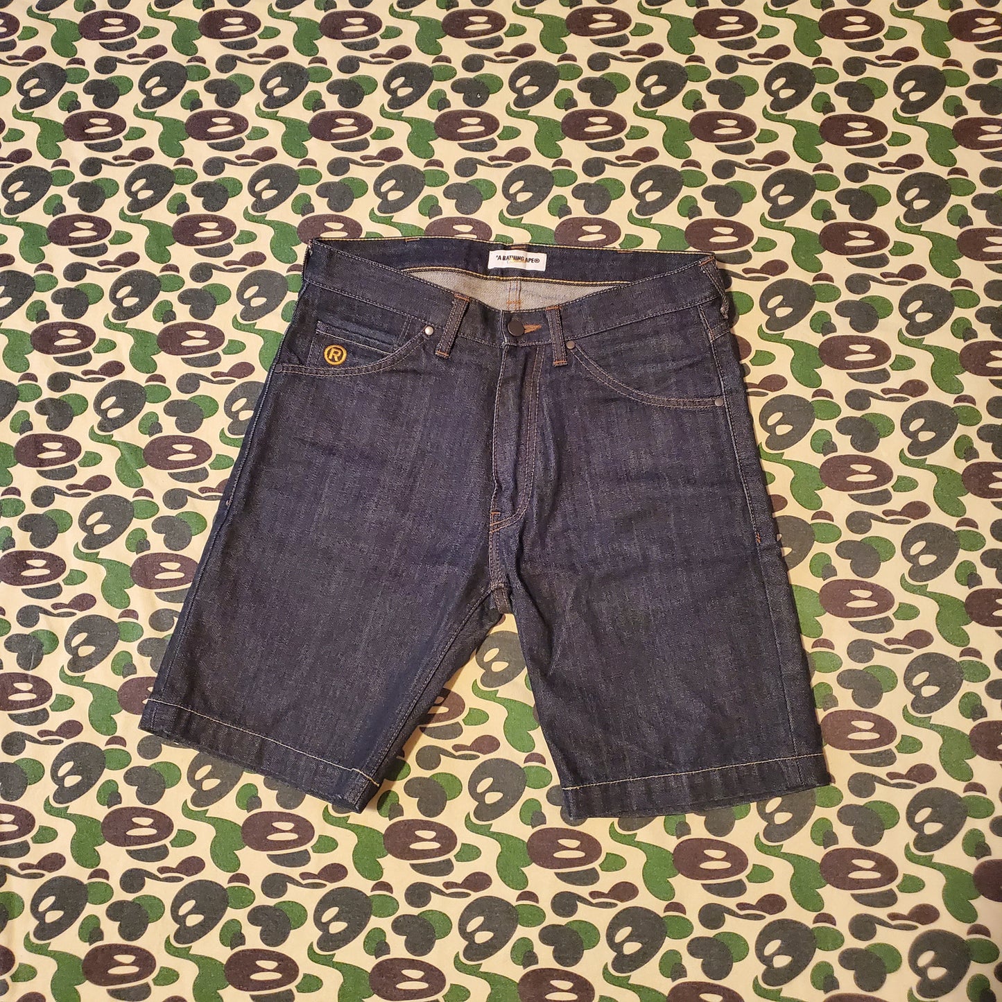 Bape Fire Sta Jean Shorts Early 2000s