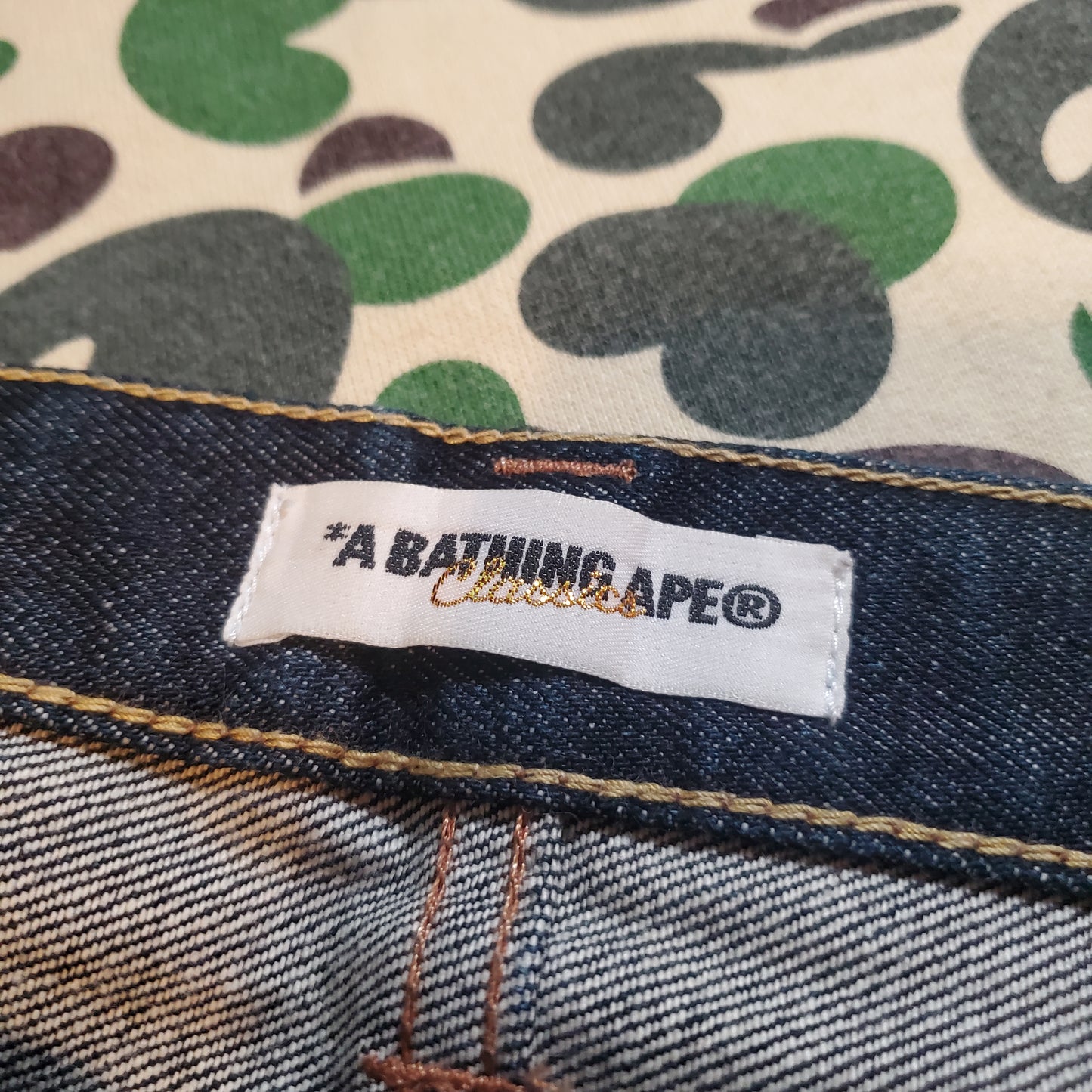 Bape Fire Sta Jean Shorts Early 2000s