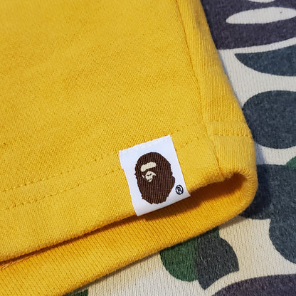 Bape Yellow Shark Cotton Shorts