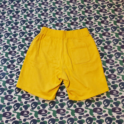 Bape Yellow Shark Cotton Shorts