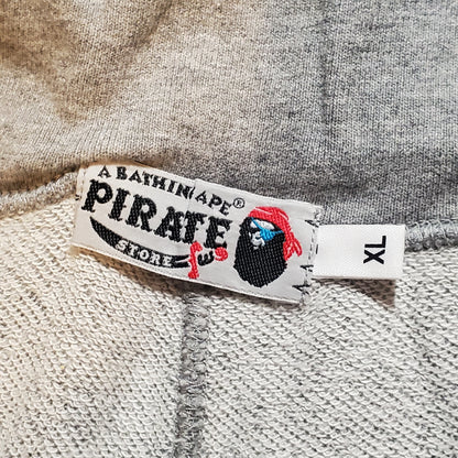 Bape Pirate Grey Cotton Shorts