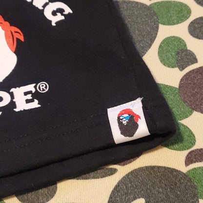 Bape Pirate Black Cotton Shorts