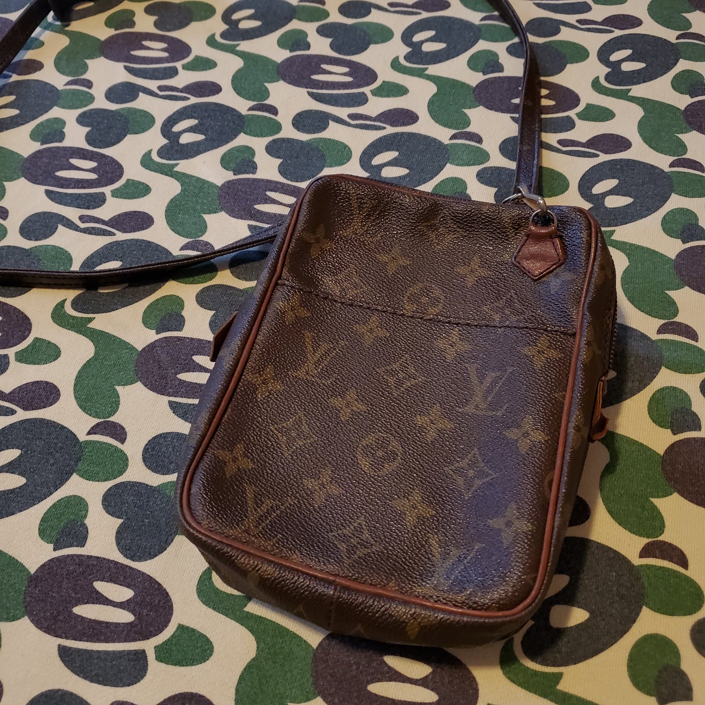 Louis Vuitton Vintage Brown Monogram Crossbody Bag