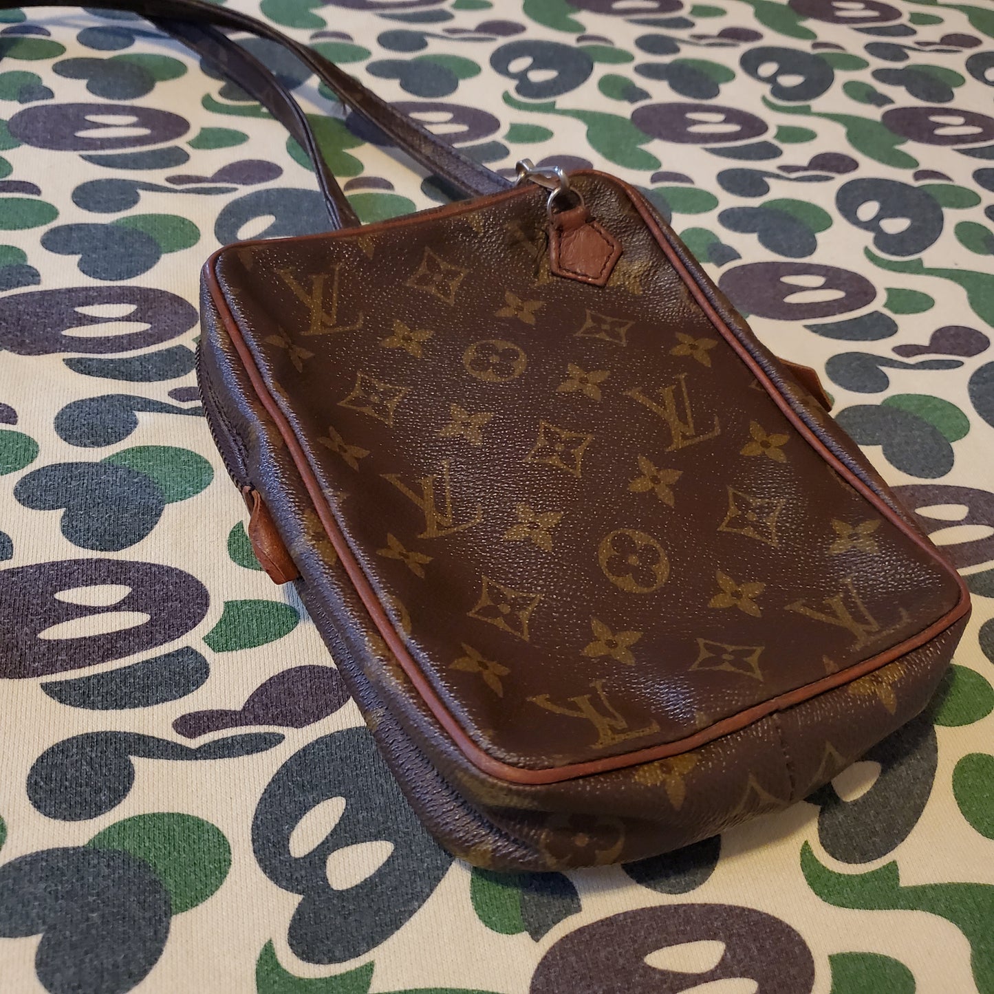 Louis Vuitton Vintage Brown Monogram Crossbody Bag