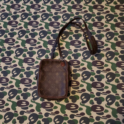 Louis Vuitton Vintage Brown Monogram Crossbody Bag