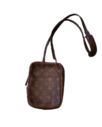 Louis Vuitton Vintage Brown Monogram Crossbody Bag