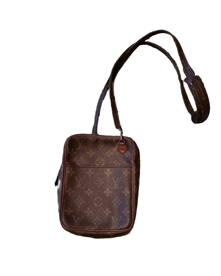 Louis Vuitton Vintage Brown Monogram Crossbody Bag