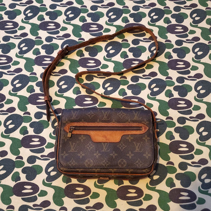 Louis Vuitton Vintage Brown Monogram Clutch / Purse