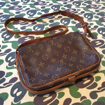 Louis Vuitton Vintage Brown Monogram Clutch / Purse