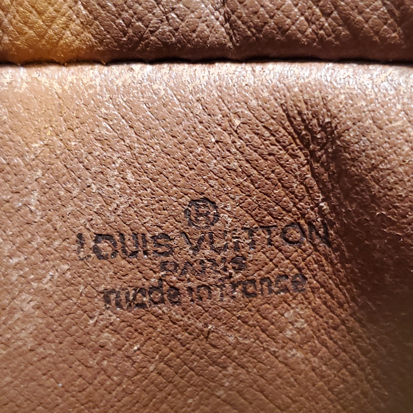 Louis Vuitton Vintage Brown Monogram Clutch / Purse