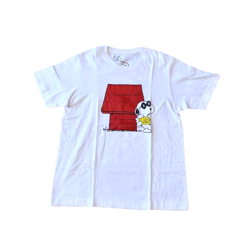 KAWs x Peanuts x Uniqlo UT Snoopie Graphic Shirt White