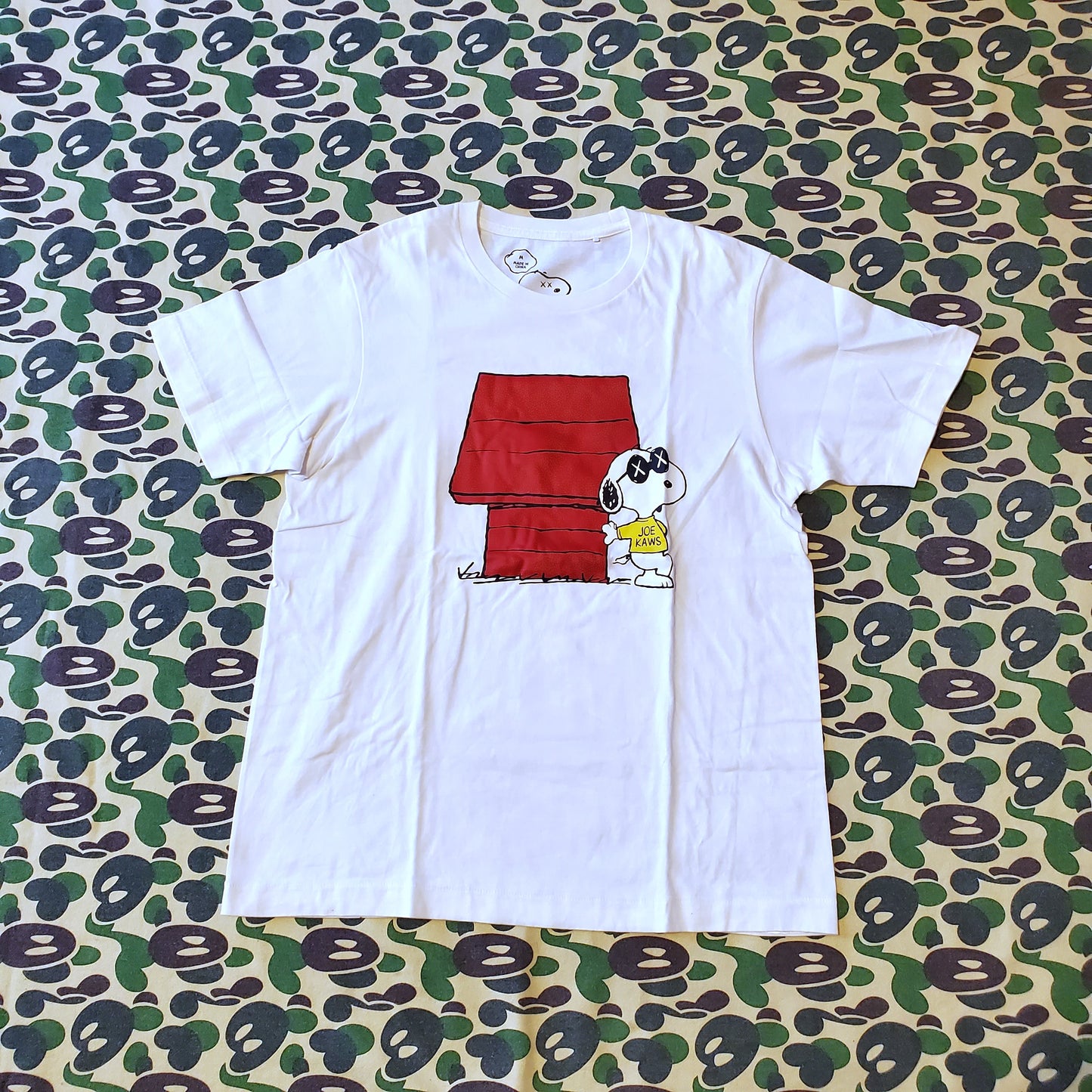 KAWs x Peanuts x Uniqlo UT Snoopie Graphic Shirt White