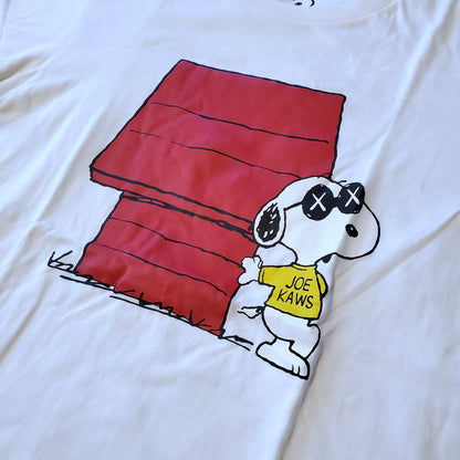 KAWs x Peanuts x Uniqlo UT Snoopie Graphic Shirt White