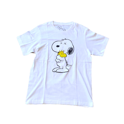 KAWs x Peanuts x Uniqlo UT Snoopie Graphic Shirt White