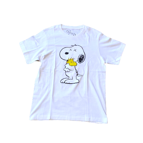 KAWs x Peanuts x Uniqlo UT Snoopie Graphic Shirt White