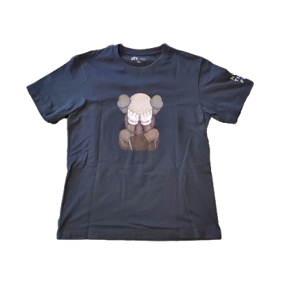 KAWs x Uniqlo UT Figure/Tokyo Graphic Shirt Black