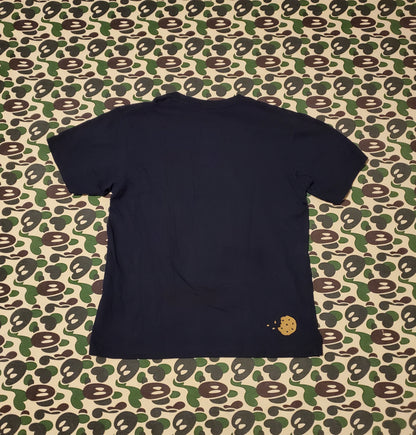 KAWs x Sesame Street x Uniqlo UT Cookie Monster Graphic Shirt Black