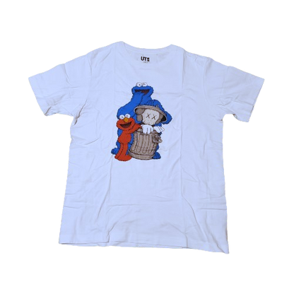 KAWs x Sesame Street x Uniqlo UT Graphic Shirt White