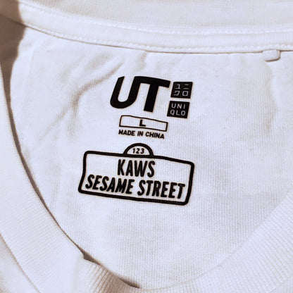 KAWs x Sesame Street x Uniqlo UT Graphic Shirt White