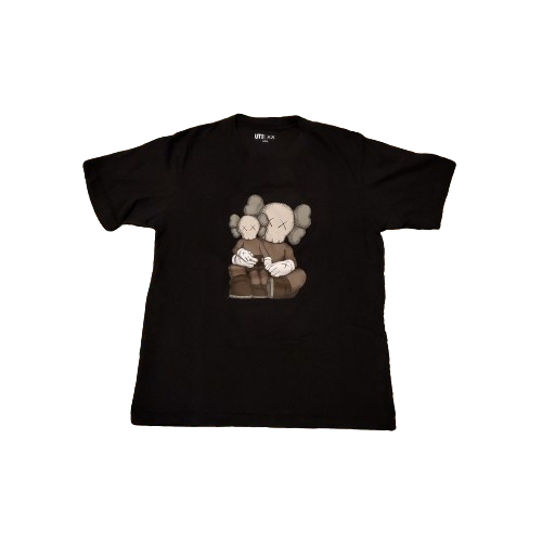 KAWs x Uniqlo UT Figure Graphic Shirt Black