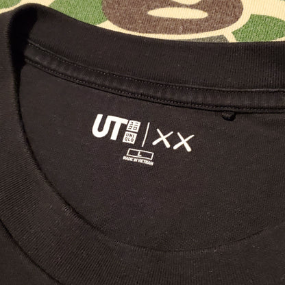 KAWs x Uniqlo UT Figure Graphic Shirt Black