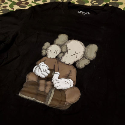 KAWs x Uniqlo UT Figure Graphic Shirt Black