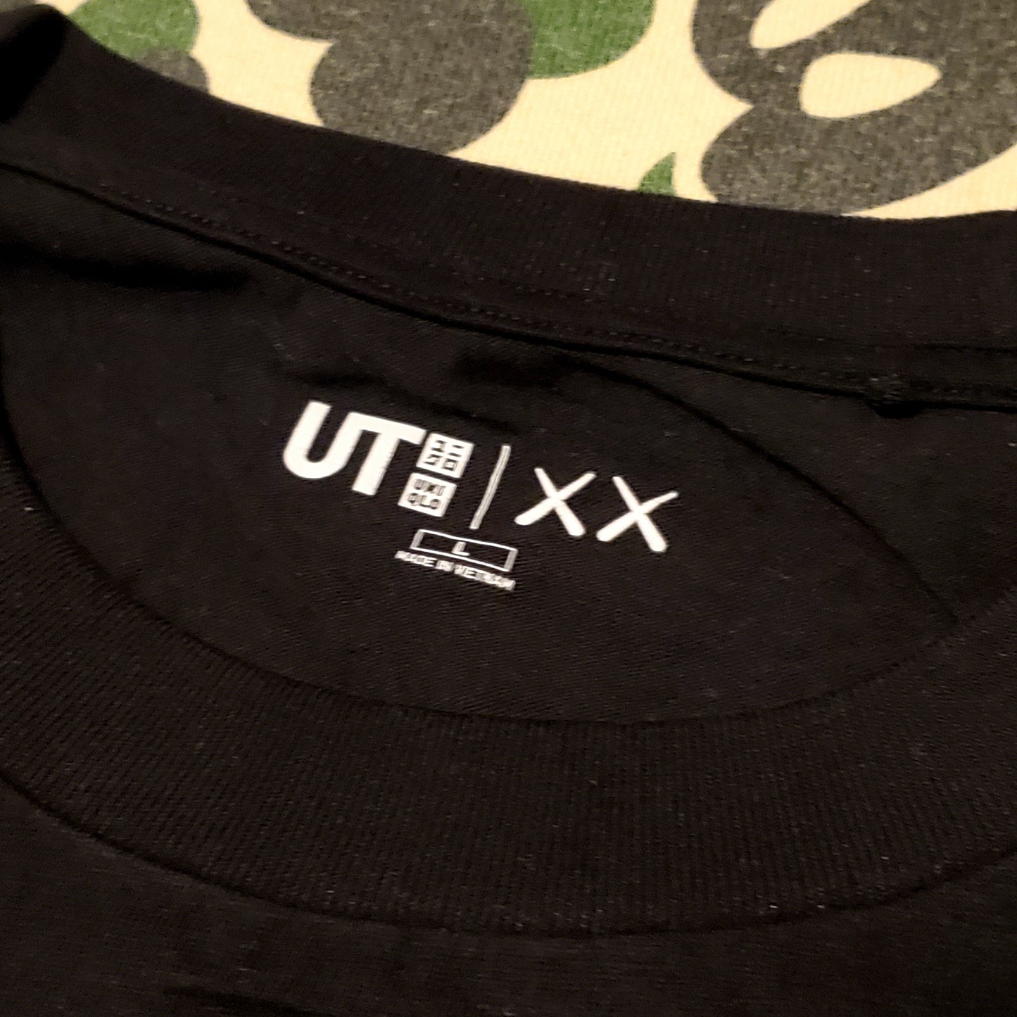 KAWs x Uniqlo UT Figure Graphic Shirt Black