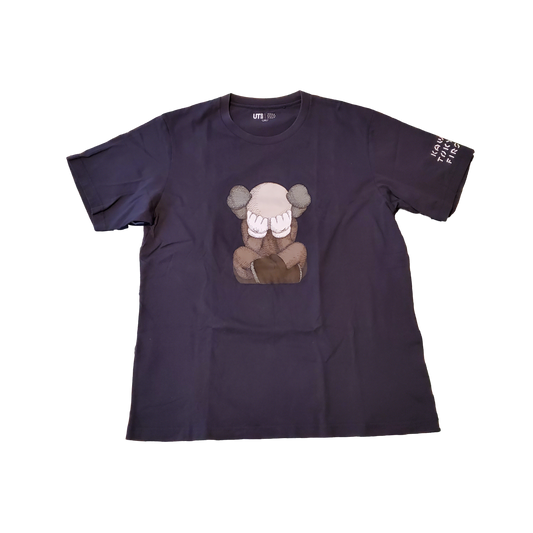 KAWs x Uniqlo UT Figure Graphic Shirt Black