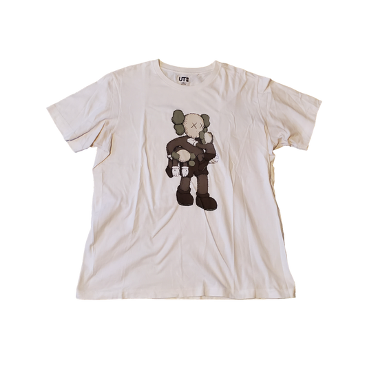 KAWs x Uniqlo UT Figure Graphic Shirt White