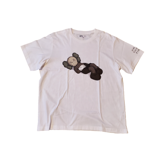 KAWs x Uniqlo UT Figure Graphic Shirt White