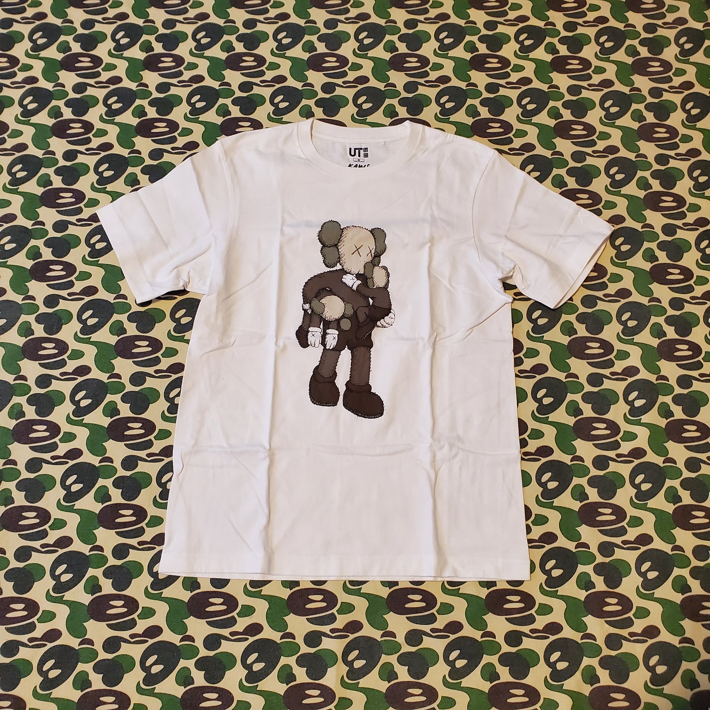 KAWs x Uniqlo UT Figure Graphic Shirt White