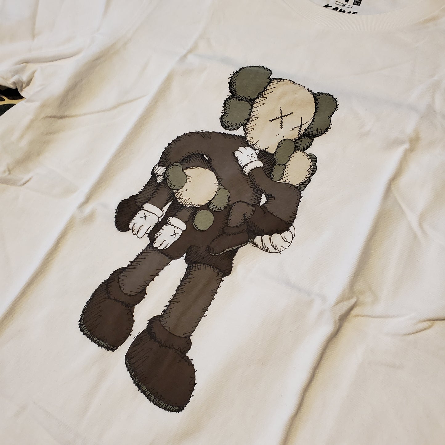 KAWs x Uniqlo UT Figure Graphic Shirt White