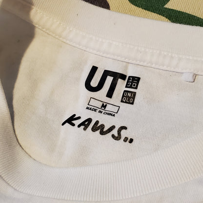 KAWs x Uniqlo UT Figure Graphic Shirt White