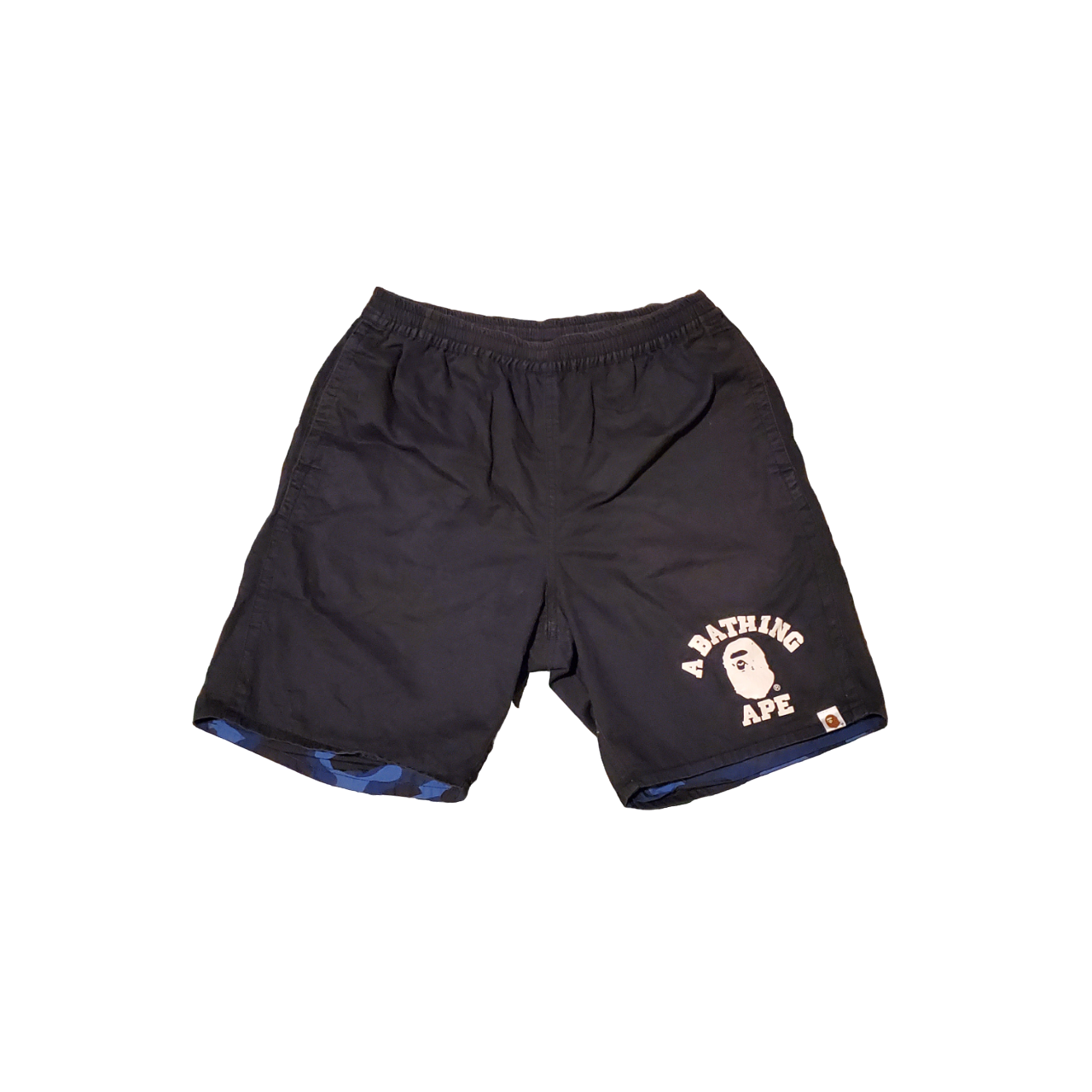 Bape Blue Camo Reversible Polyester Shorts