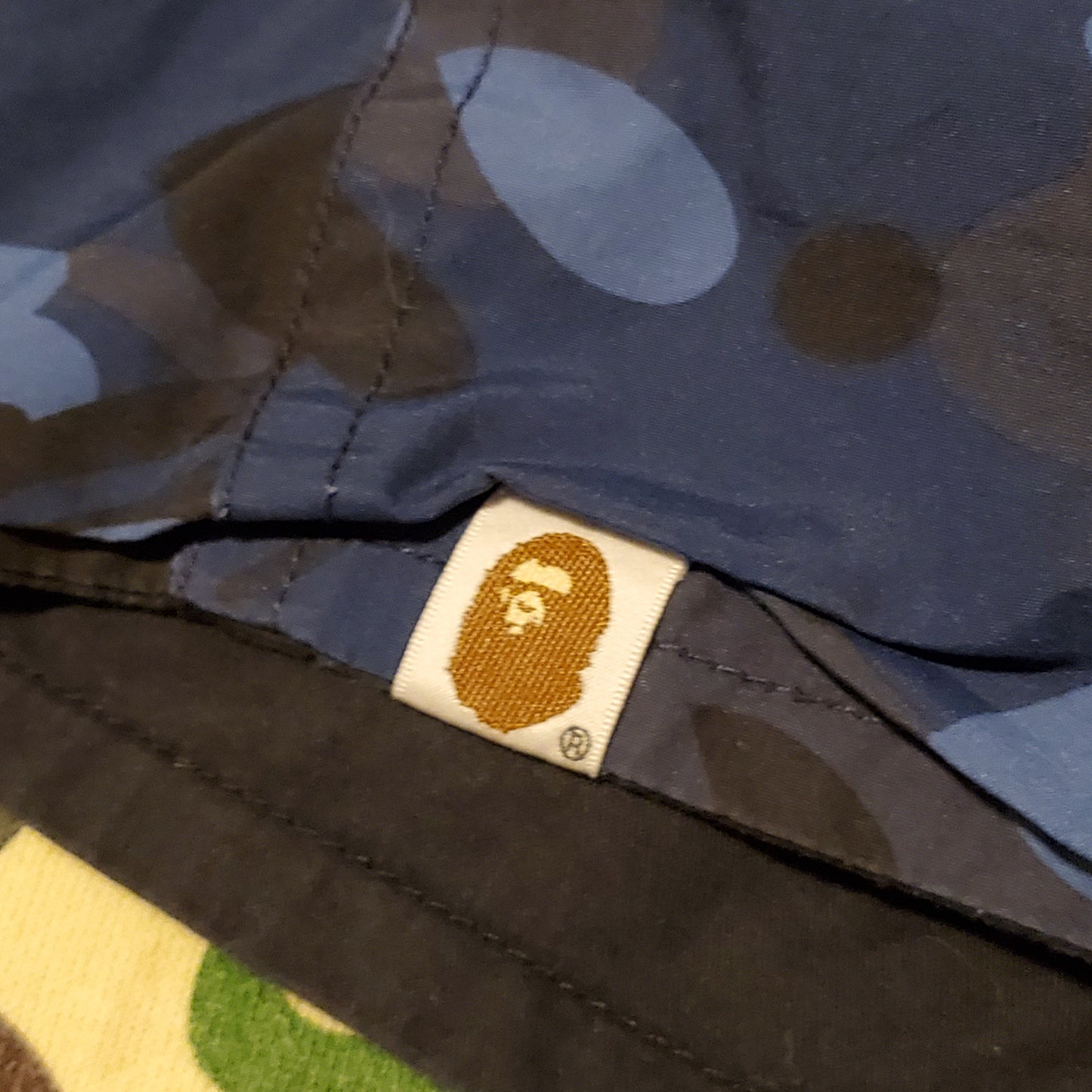 Bape Blue Camo Reversible Polyester Shorts