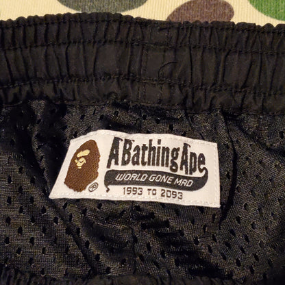 Bape Black Side Shark Polyester Shorts